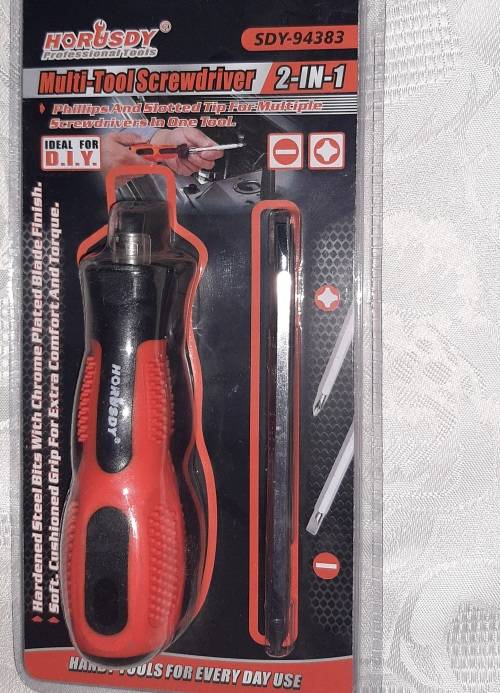 2in1 Multi-tool Screwdriver (Phillips and slotted tip), Takealot price R129