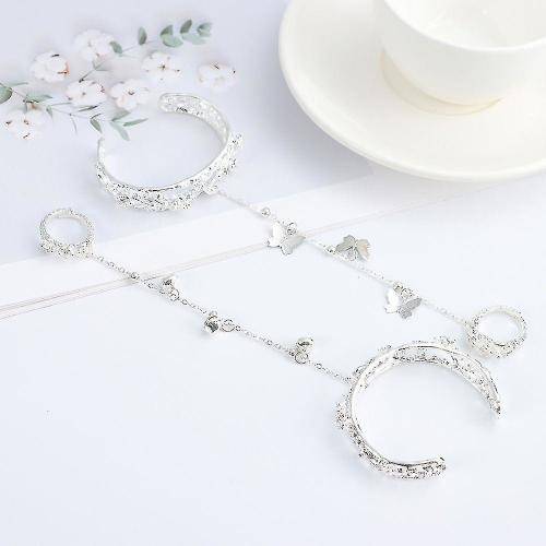 Ring Bracelet Bangle Women Girls Charm Bracelet Butterfly