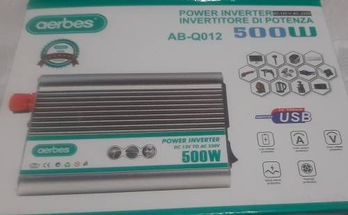 *500W* Power Inverter, short circuit protection, thermal protection