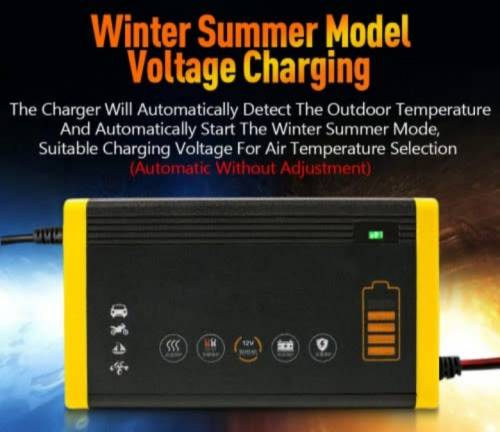 12V 6-10A Intelligent Charging Repair Pulse Type Dual-Mode Battery Charger