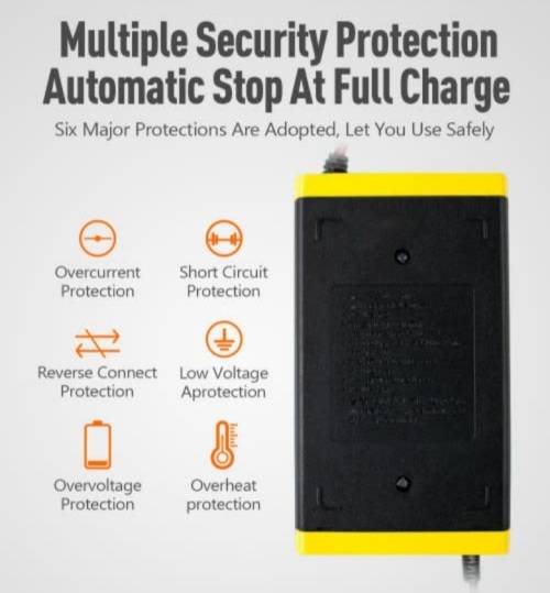 12V 6-10A Intelligent Charging Repair Pulse Type Dual-Mode Battery Charger