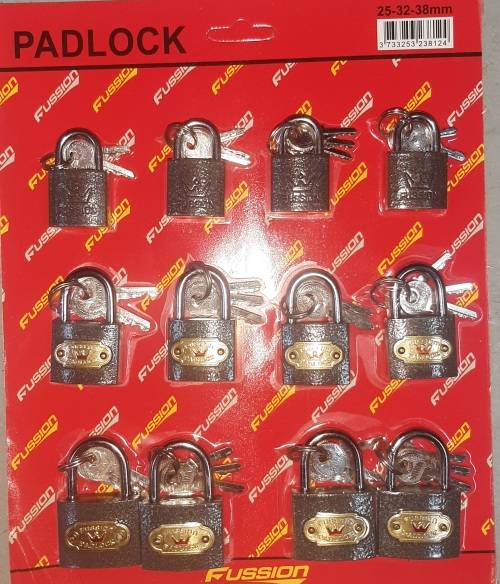 *New Stock* Padlocks 12piece, size 25-38cm