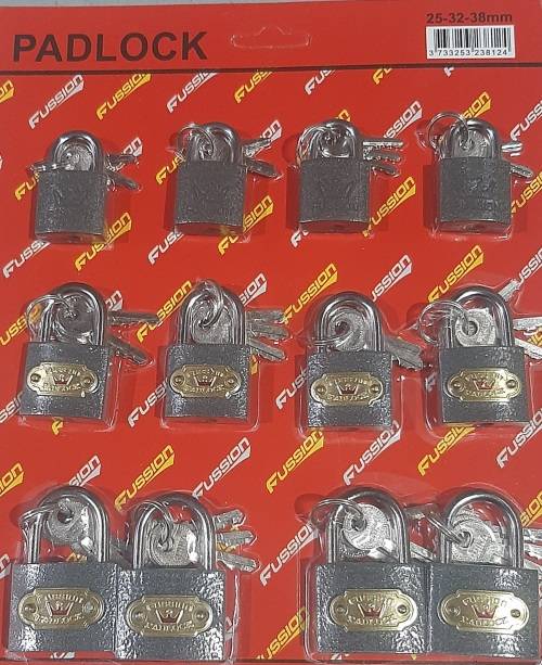 *New Stock* Padlocks 12piece, size 25-38cm