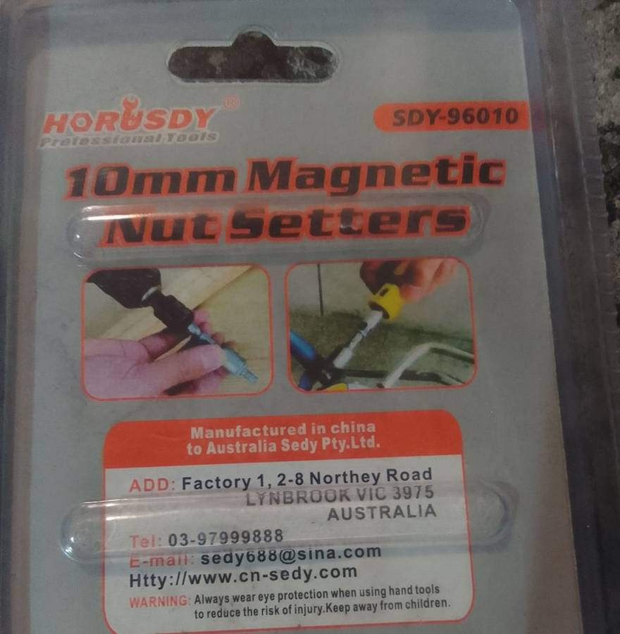 5pcs Magnetic Nut Setters, 7mm, high precision made exact screw fit, Reduces Slip & carm out