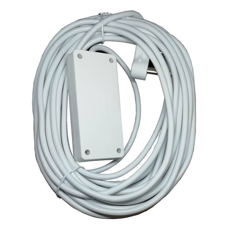 15m extension cord with a 2-way multiplug - white