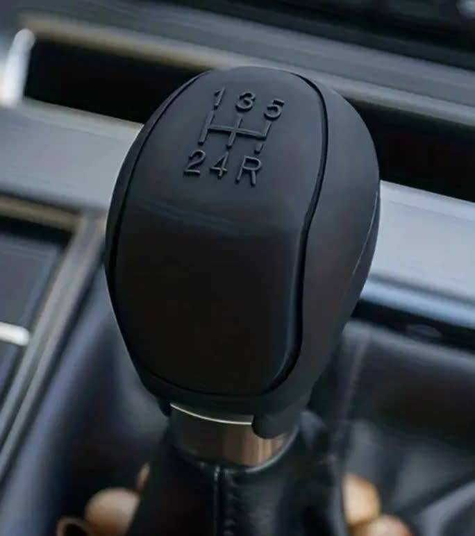 Car Silicone Gear Shift Knob Cover Gear Shift, Non-Slip Grip Handle, Protective Cover