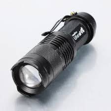 Very bright ULTRAFIRE 1600 Lumens CREE Torch in holster