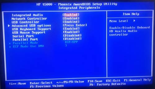 HP T5630W Thin Client