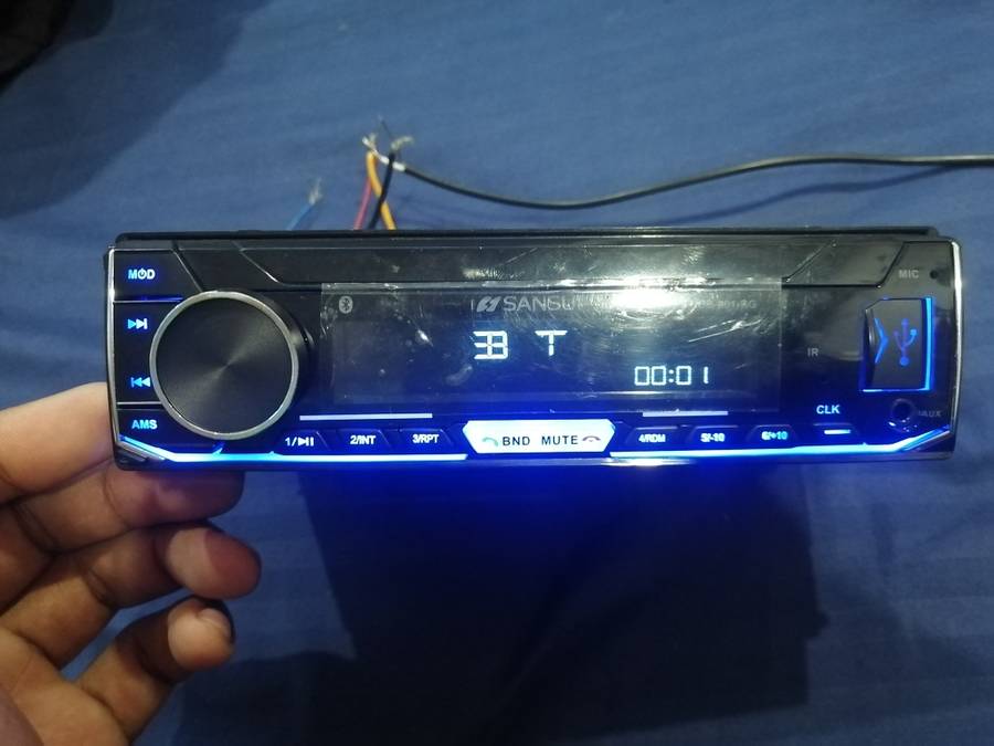 Sansui Deckless Bluetooth Car Radio - DB-001-RG