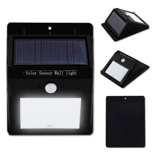 Solar Powered Wall Light With Sensor