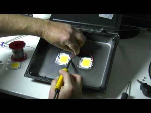 LED Floodlight Replacement Chip - 50W