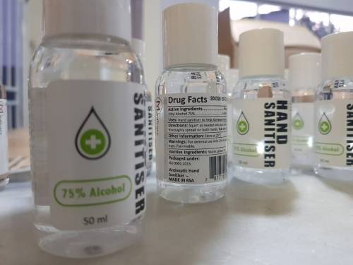 HAND SANITIZER  75% ALCOHOL 50ML