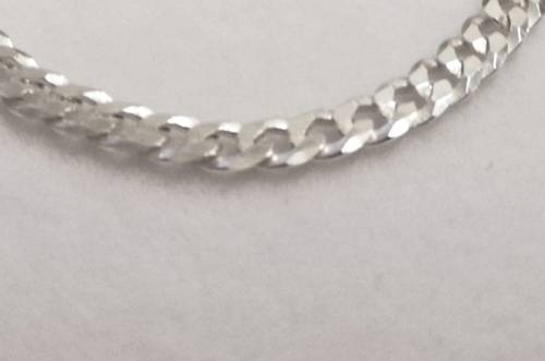 Solid 925 Sterling Silver Designer Curb Link Unisex Bracelet, NOT PLATED!! Please see pictures !!