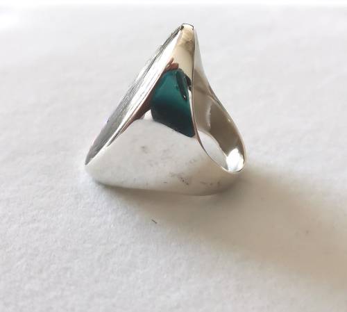 Vintage Large Solid Silver Designer Ladies Ring, NOT PLATED!! See full description!!