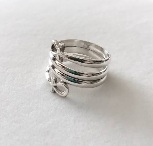 Solid 925 Sterling Silver Designer Egyptian Style Ring, NOT PLATED!!