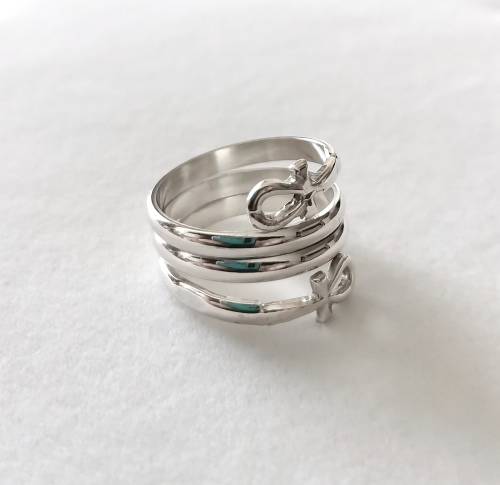 Solid 925 Sterling Silver Designer Egyptian Style Ring, NOT PLATED!!