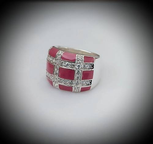 Solid 925 Silver Ladies Designer Statement Ring, See full Description !!!