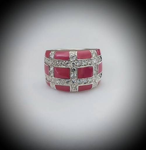 Solid 925 Silver Ladies Designer Statement Ring, See full Description !!!