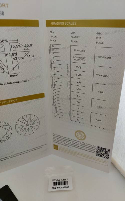 R1 Start ,Wow!!! 1.0ct Certified Moissanite ,D Color, VVS1 Clarity