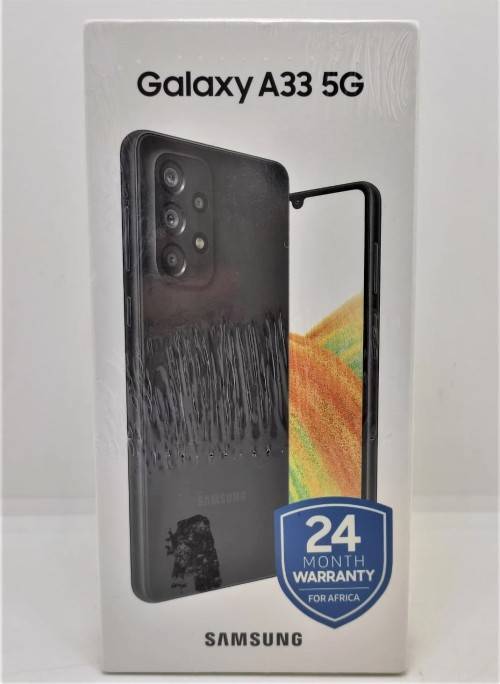 Samsung A33 5g, Brand New Sealed, 128gig, Dual Sim, 6gig ram, Awesome black Color, Local Stock!!!