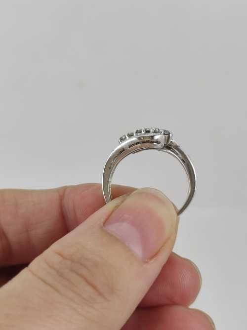 Silver 925 Silver Designer Engagement Ring