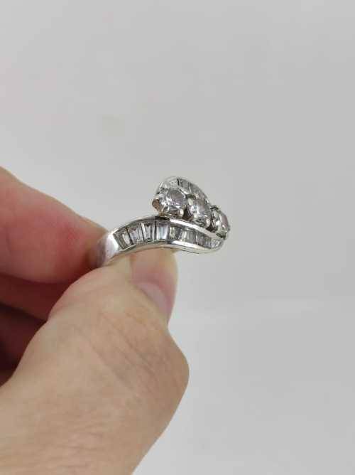 Silver 925 Silver Designer Engagement Ring