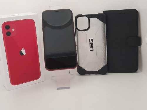 Apple IPhone 11 64gig Product Red ,Original Local With icare