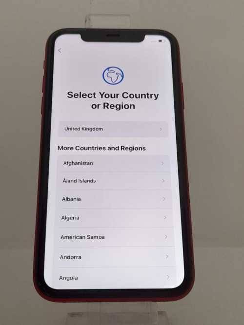 Apple IPhone 11 64gig Product Red ,Original Local With icare
