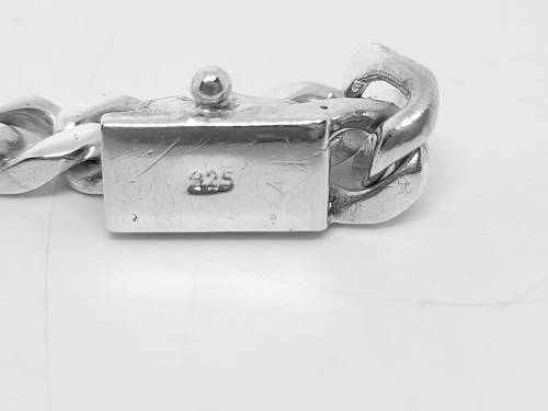 Solid 925 Silver Heavy Bracelet handmade