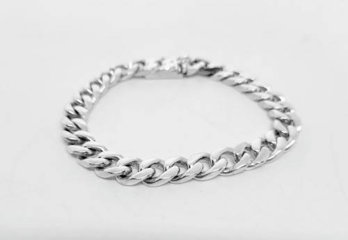 Solid 925 Silver Heavy Bracelet handmade