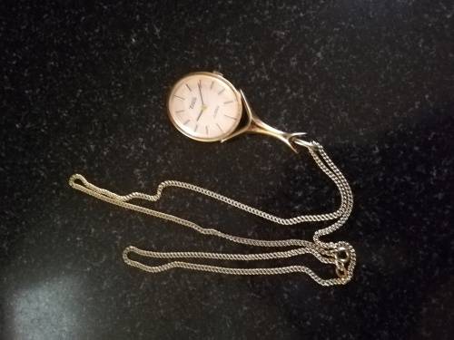 Vintage Tosca Wind up Watch on Chain Very old, mint Condition, working 100%