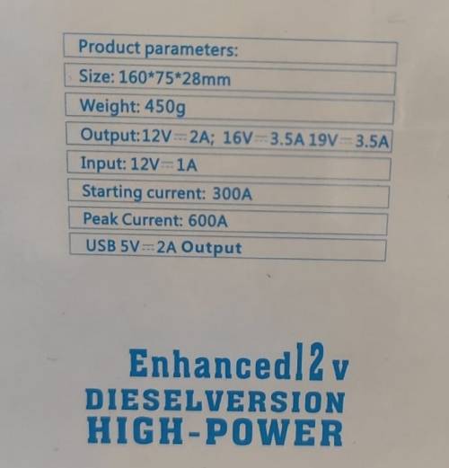 High Power Automobile Emergency Mobile Power Supply, High Power, See full Description!!