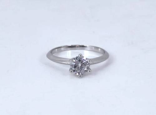 Solid 925 Silver Designer Solitaire Style Engagement Ring, Brand New, See Full Description!!