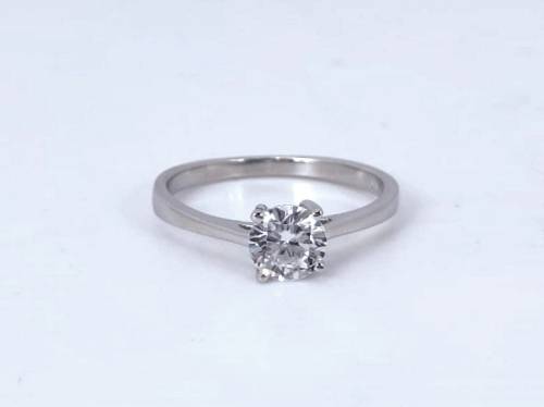 Solid 925 Silver Designer Solitaire Style Engagement Ring, Brand New, See Full Description!!