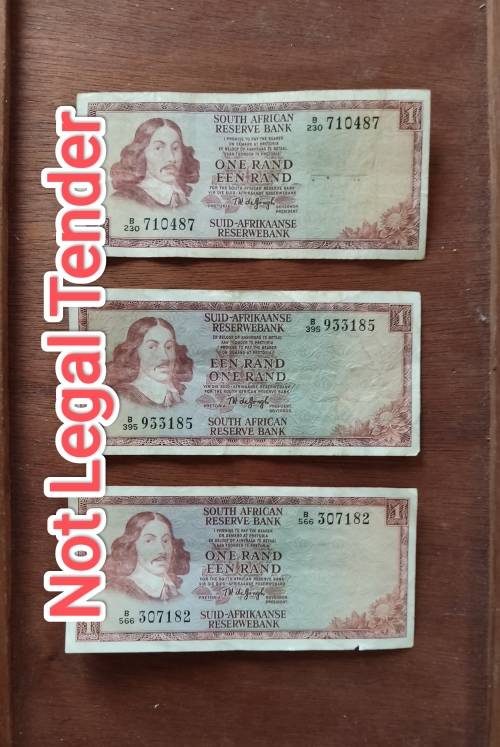 35 X South African Collectable Bank Notes, Bid per Note, See the full Description!!!!