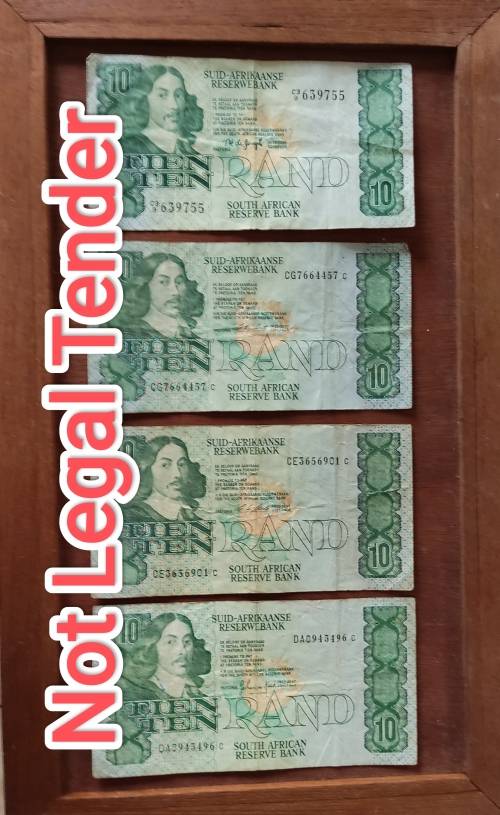 35 X South African Collectable Bank Notes, Bid per Note, See the full Description!!!!