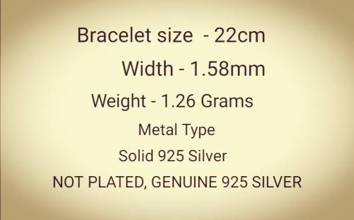 Wow!!! solid 925 Silver Belcher link Bracelet