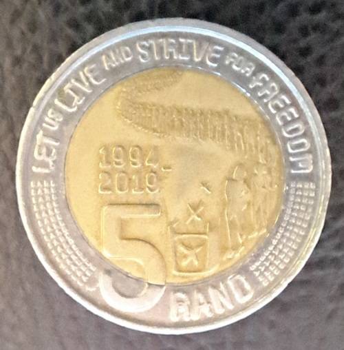 1994-2019 R5 Coin South Africa
