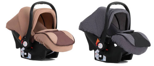 Baby Pram Stroller - 3 Function Foldable Baby Pram with Car Seat- Black & Gold Belecoo Brand