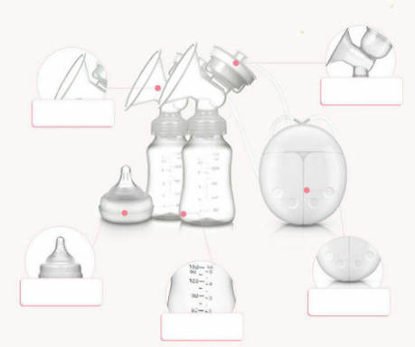 Electric Breast Pump (Comfortable and quicker pumping)