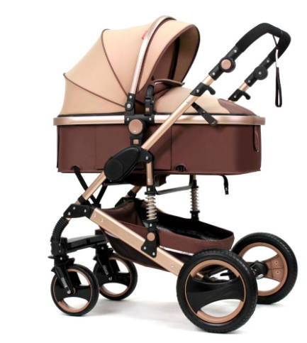 Belecoo 2 in 1 Baby Stroller [Khaki]
