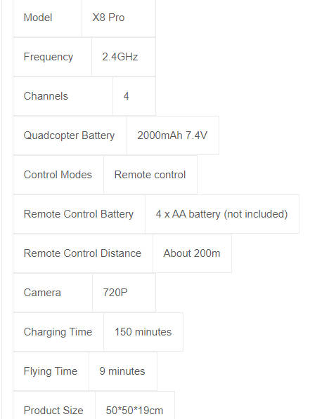 SYMA X8 PRO GPS DRONE 720P FPV WIFI CAMERA