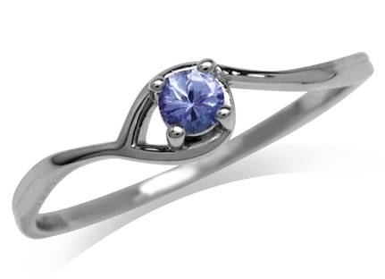Natural Gemstone Solid 925 Sterling Silver Ring - Tanzanite Size 6