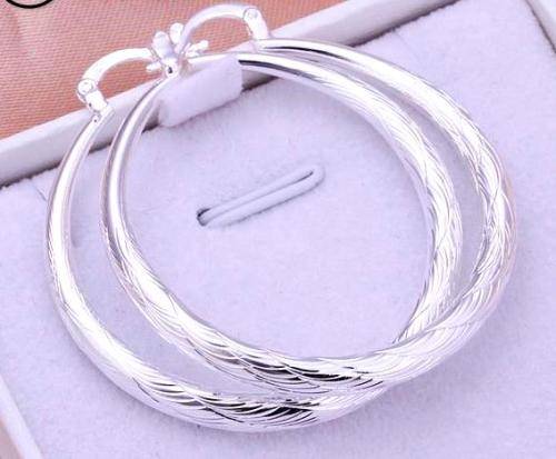 HOOP EARRINGS 925 SILVER FILLED