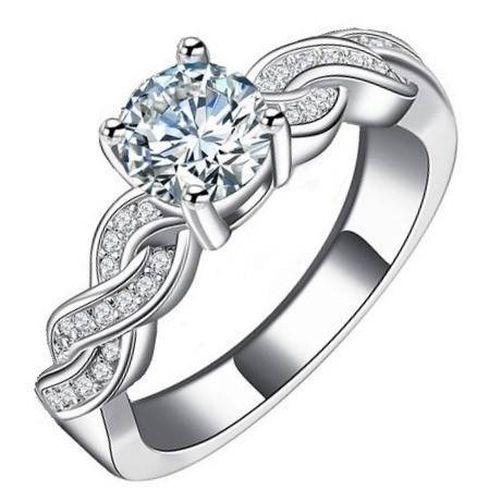 ENCHANTING 1.01CT CR.DIAMOND PAVE SWIRL ENGAGEMENT RING - Size 9 / R+ / 18.9mm