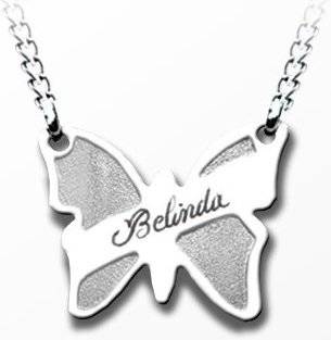 Butterfly Chain | Free engraving