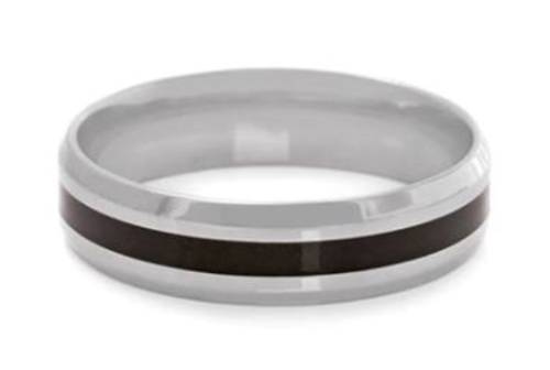 *PRICE DROP* [Read how it works] MENS STAINLESS STEEL RING BLACK LINE. (SIZE 14 / Z+3 / 23mm)