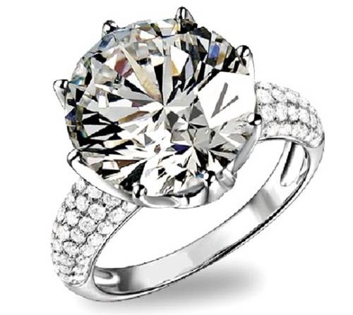 MAGNIFICENT! Extraordinary 5.52ct Cr.Diamond Designer Solitaire Ring - Size 6 / L+