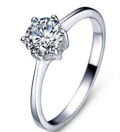 R60 pargo. Sparkling 1.25ct. Cr.Diamond Solitaire Engagement Ring. Size 8 / P½