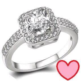 IN STOCK NOW: Sparkling Cr.Diamond Engagement Ring. Size 6.5 / N / 17mm